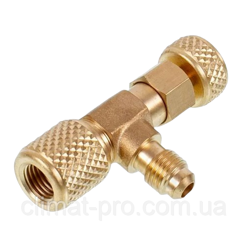 Кран для заправлення кондиціонерів VALUE VVO-2 (1/4"-5/16" SAE)