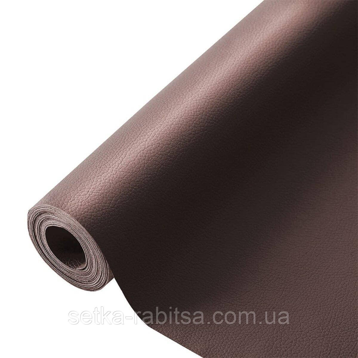 Самоклеюча екошкіра у рулоні 1.37х3м х 0.5мм Коричневий SW-00001198, фото 1