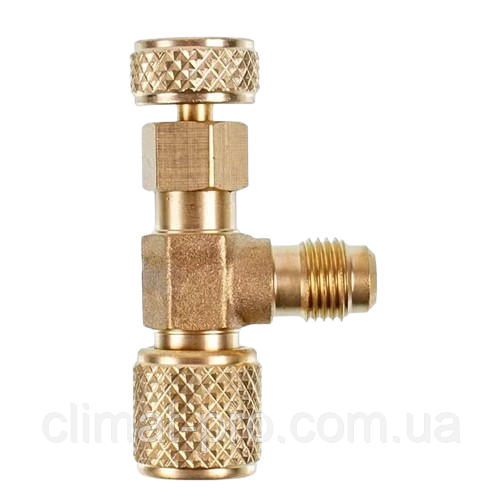 Кран для заправлення кондиціонерів VALUE VVO-1 (1/4"-1/4" SAE)