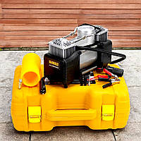 Компресор повітряний автомобільний DeWalt Автомобільний компресор з набором інструментів Деволт 72л/хв 12V