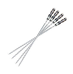 Шампура для шашлику 3 мм Куля 4 шт 45 см Gorillas BBQ SKK77