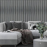 Рейка декоративна PS 2900х120х12мм Чорний зі сріблом SW-00002133, фото 7