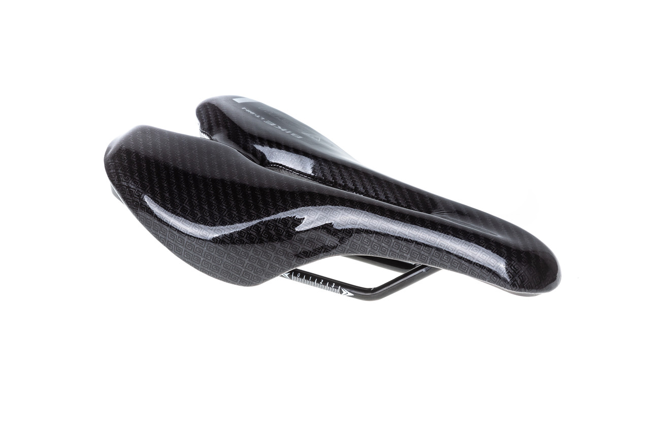 Сідло для велосипеда DNK Hole 20 з отвором та вбудованим світлом 260х160 мм чорне, фото 1