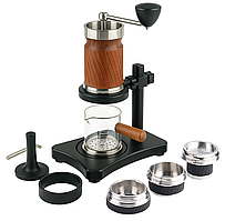 Ручна Еспресо кавоварка iCafilas ME2232R 2 в 1 Wooden
