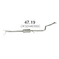 Резонатор Kia Rio 1.3-1.5 POLMOSTROW