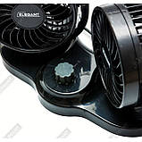 Автомобільний вентилятор 5V 4x2 Elegant (101554) Подвійний, на скотчі, фото 2