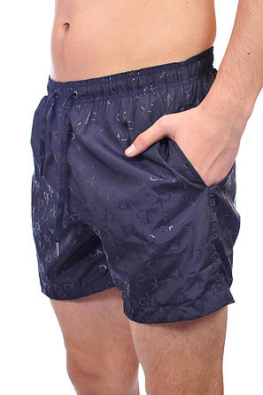 Шорти пляжні чоловічі Calvin Klein 25-25D-8103 темно-сині, фото 1