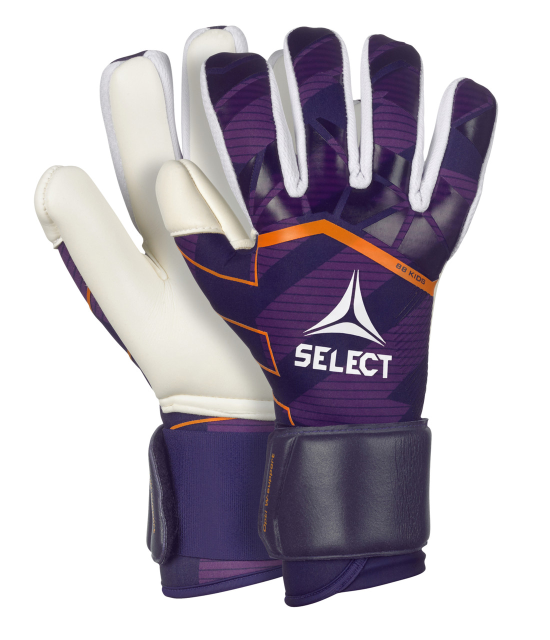 Рукавички воротарські Select GOALKEEPER GLOVES 88 KIDS v24 фіолетовий, білий Діт 7 (17 см), фото 1