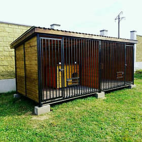 Вольєр закритий металевий "Стандарт" 4*2 м розбірний