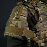 Захист плечей Kiborg Мультикам Cordura 1000d / З балістичним пакетом 1 клас захисту Militex, фото 10