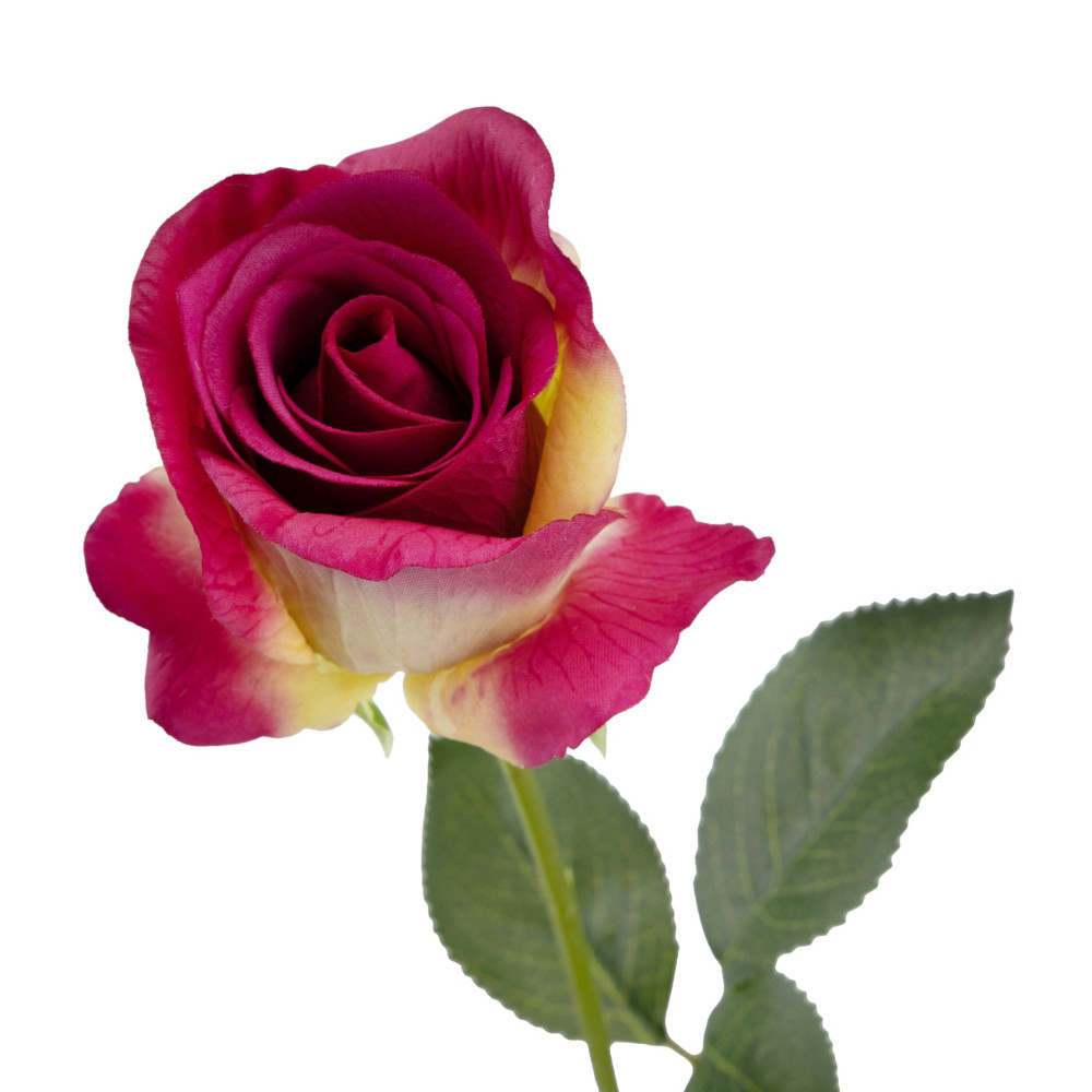 Латексна троянда "Аделіна", рожево-кремова, 65 см ELISEY, фото 1