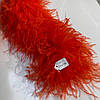 Страусове боа De'Lux TM "Glamora", шестишарове, колір Old Orange, 1 м (004), фото 5