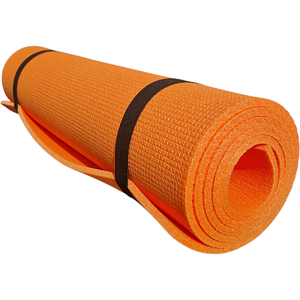 Каремат туристичний "КОМФОРТ" NEWDAY 1800×600×8 мм, Помаранчевий, фото 1