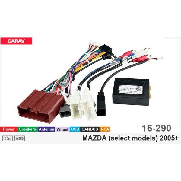 Перехідник для магнітол 9", 10.1" Carav 16-290 Mazda 3, 5, CX-7, CX-9