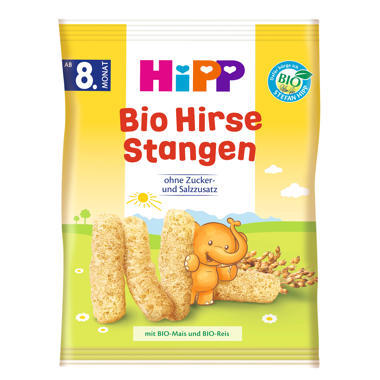 Органічні мультизлакові дитячі палички HiPPі, 30г, фото 1