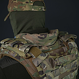 Захист шийного та плечового відділу Kiborg | Балістичний пакет 1 класу Multicam Cordura 1000d з NIR Militex, фото 11