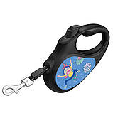 Повідець-рулетка для собак WAUDOG R-leash, малюнок "Рік та Морті 3", L, до 50 кг, 5 м, світловідбиваюча, фото 4