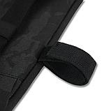 Каремат-сидушка Kiborg з балістичним пакетом 1 клас захисту Militex 20mm Cordura Black Multicam, фото 6