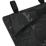 Каремат-сидушка Kiborg з балістичним пакетом 1 клас захисту Militex 20mm Cordura Black Multicam, фото 7