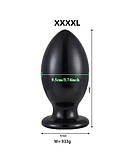 Силіконова пробка з присоском великого розміру XXХXL, фото 6