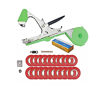 Посилений степлер для підв'язування Tapetool + 10000 скоб + 20 рулонів стрічки Інструмент для підв'язування рослин