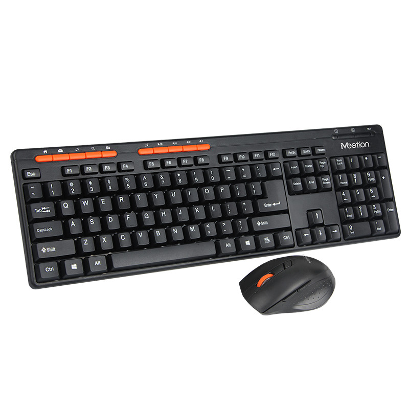 Набір Combo MEETION 2in1 Keyboard / Mouse Wireless 2.4 G MT-4100 |RU/EN раскладки|, фото 1