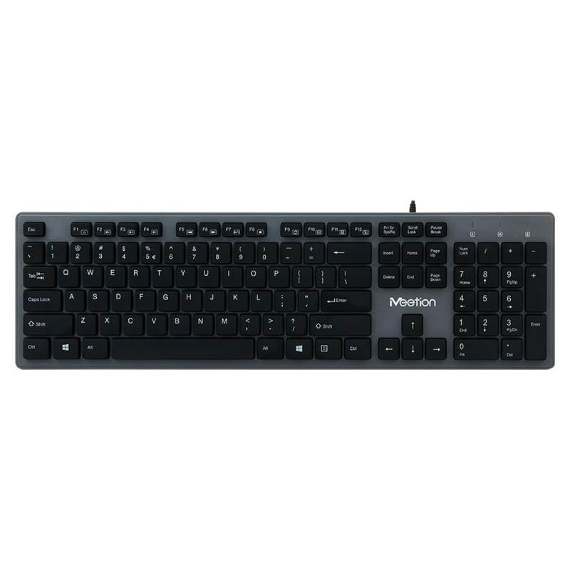 Клавіатура Meetion USB Standard Chocolate Ultrathin Keyboard K841 |Ukr/RU/EN|, фото 1