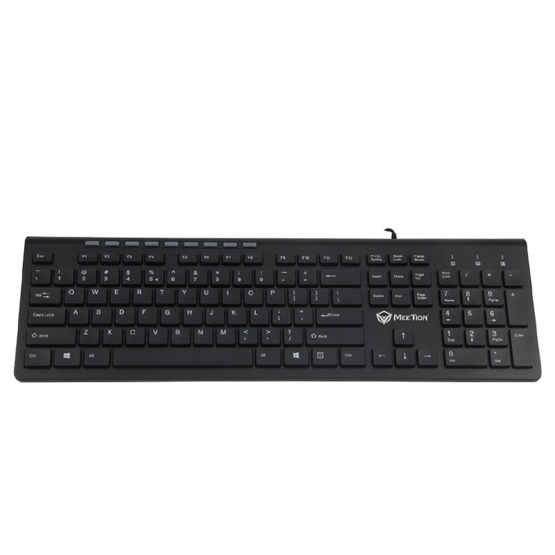 Клавіатура Meetion Wired Standard Multimedia Ultrathin Keyboard K842M |RU/EN раскладки|, фото 1