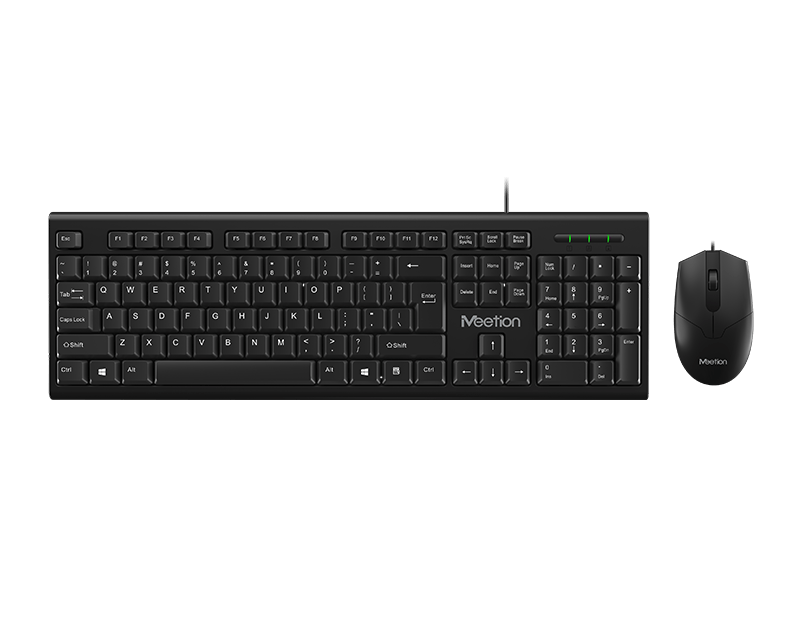 Набір Combo MEETION 2in1 Keyboard / Mouse USB Corded MT-C100 |RU/EN раскладки|, фото 1