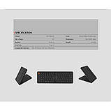 Клавіатура Meetion Foldable Keyboard MT-BTK001 |BT, 150 day standbuy, Type-C Charging|, фото 9