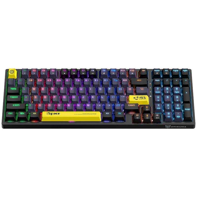 Клавіатура Onikuma Three Color Wired Mechanical Keyboard 98 Keys G38 |ENG Layouts|, фото 1