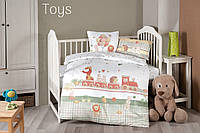 Комплект постільної білизни в дитячу кроватку з сатину 3D 100*150 ТМ First Сhoice toys