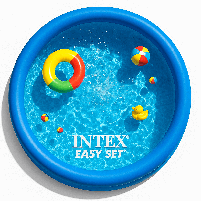 Наливний басейн Intex Easy Set 183×51 см (886 л) - для дітей і всієї родини, арт. 28101, фото 6