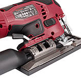 Акумуляторний лобзик безщітковий Worcraft CJS-S20LiB з АКБ (4А) і ЗП, LED-підсвічування, 20В, фото 7