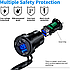 Автомобільна врізна швидка зарядка USB QC 3.0 з вольтметром та двома TYPE-C (DS2013-P28), фото 4