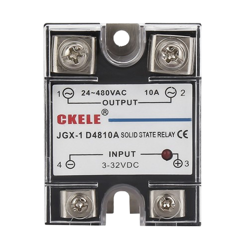 Однофазне твердотільне реле JGX-1 D4810A 10A, DC - AC, для керування опалювальним обладнанням