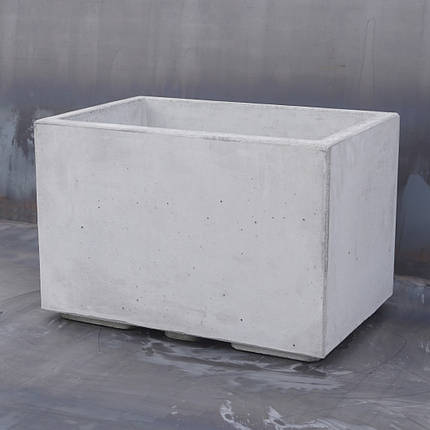 Вазон бетонний Лісабон M 40x60x40 см, вуличний садовий, фото 1