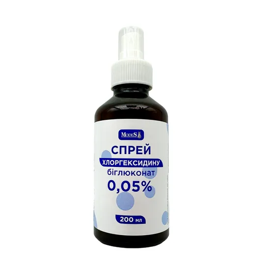 MODES Спрей хлоргексидину біглюконат для тварин 0,05%, 200 мл