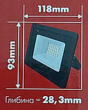Світлодіодний прожектор VESTUM 20W 6500K 180-260V IP65 1-VS-3014 вуличний світильник Led освітлення 260V, фото 11