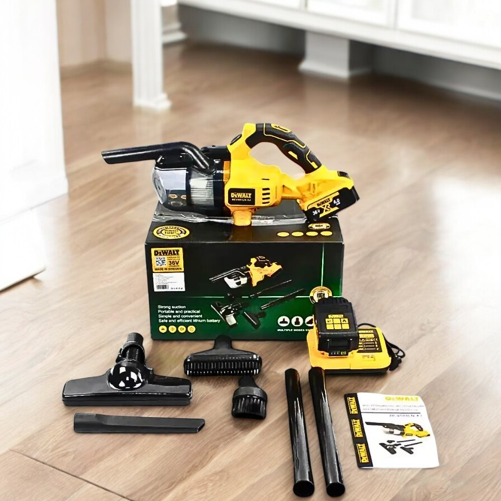 Акумуляторний ручний пилосос DeWALT Компактний бездротовий пилосос Пилосос для сухого прибирання Деволт