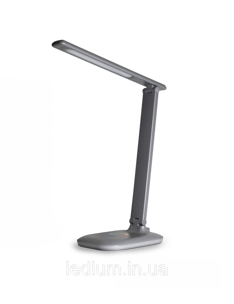 Настільна лампа 9 Ват Сіра Rainbow з RGB нічником