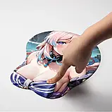 Килимок для миші з 3D дизайном аніме дівчини, фото 2