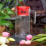 Глек із кришкою Jug Kosem 1,5л Pasabache скляний 43414, фото 3