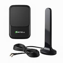 4G інтернет комплект в авто WIFI роутер Satell F3000 + автомобільна MIMO антена 16 Дб