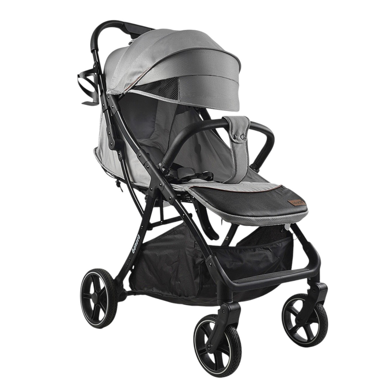 Коляска прогулянкова дитяча JOY Geneva (підсклянник, телескопічна ручка) GN-64493 Сіра