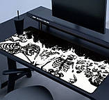 Великий килимок для миші з дизайном танцюючих скелетів, розмір 60/30, фото 3