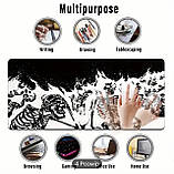 Великий килимок для миші з дизайном танцюючих скелетів, розмір 60/30, фото 4