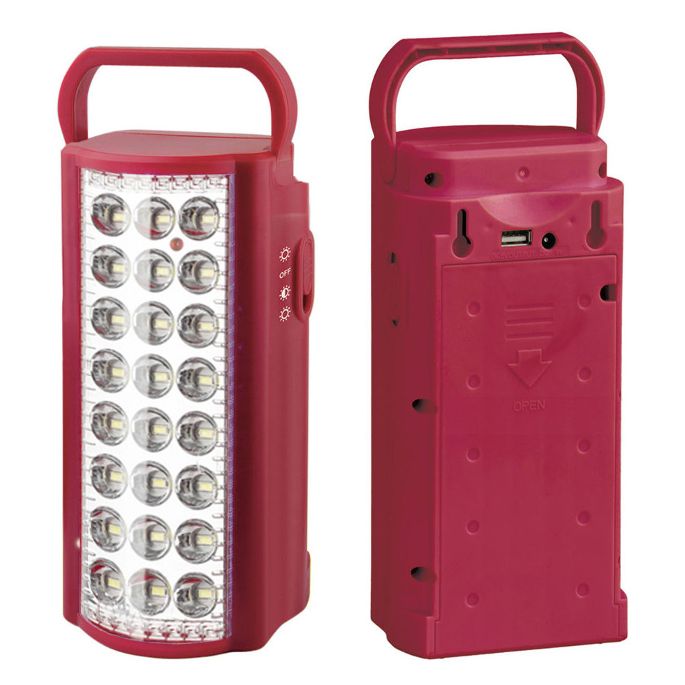 Ліхтар 1024, 24SMD, Power Bank, вбудований акумулятор, ЗП 220V