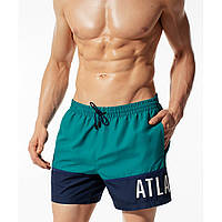 Чоловічі пляжні шорти Atlantic KMB-183 зелений L