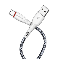 Кабель Borofone BX25 USB to Type-C 1m white